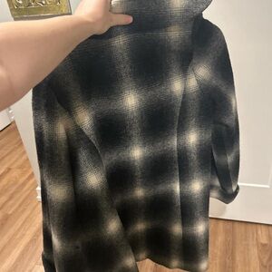 Plaid Black and White Jacket